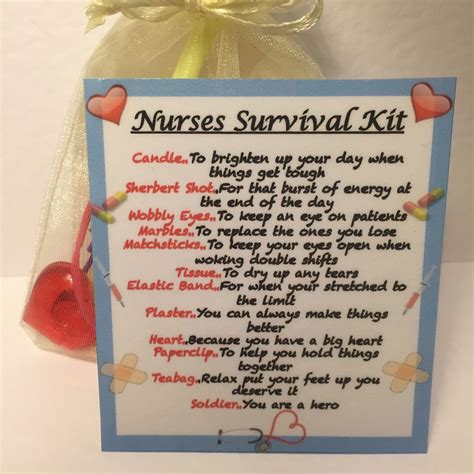 nurse survival kit student nurse keepsake nurse gifts nurse