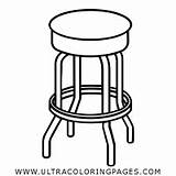 Stool Coloring Sgabello Disegni Colorare Ultracoloringpages sketch template