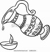 Oil Lamp Coloring Jar Pages Clipart Drawing Rig Getdrawings Getcolorings Color Clipground sketch template