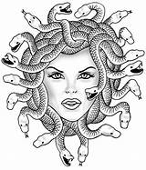 Medusa Gorgon Lifetime Chthonic Pngwing Jellyfish sketch template