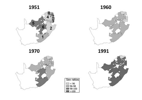 sex ratios by ethnic group 1951 1991 download scientific diagram