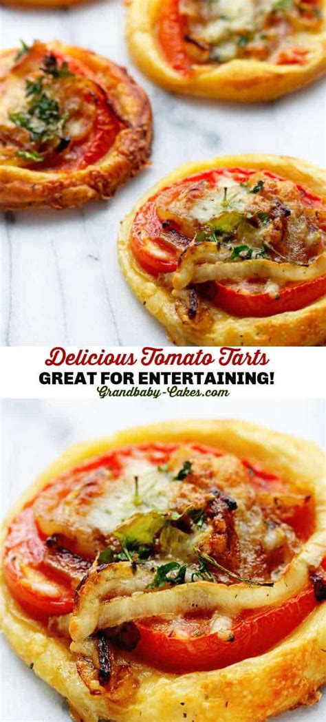 Delicious And Easy Mini Tomato Tart Puff Pastry Recipe