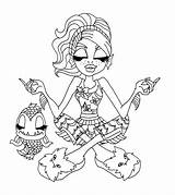 Lagoona Coloring Blue Getdrawings Monster Pages High sketch template