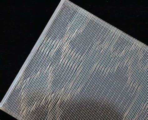 Stainless Steel Embedded Woven Laminated Glass Wire Mesh