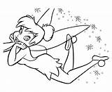 Tinkerbell Coloring Pages Disney Birthday Party sketch template