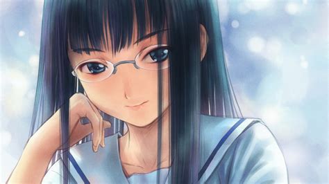 Anime Girl With Glasses Wallpapers 20 Images Wallpaperboat