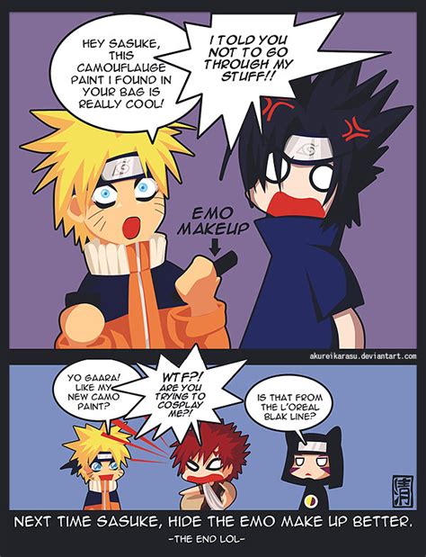 Sasuke Comic Strips Collections Anime Jokes Collection