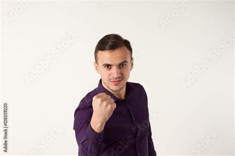businessman showing  fist stock photo  royalty  images