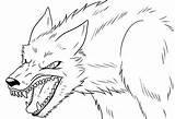 Wolf Lineart Faced Crow Snarling Deviantart Drawing Laughing Smiling Paint sketch template