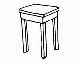 Stool Coloring Coloringcrew Clipartbest Clipart sketch template