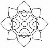 Rangoli Diwali Printable Patterns Designs Coloring Kids Simple Pages Colouring Print Drawings Templates Kolam Color Easy Drawing Pattern India Template sketch template