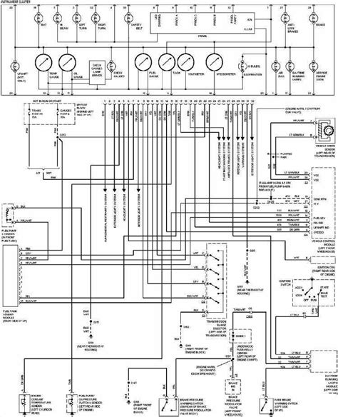 chevy truck instrument cluster wiring diagram alpdavidpaul