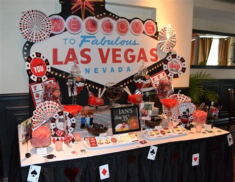 las vegas candy table las vegas party decorations vegas party