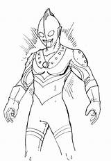 Ultraman Coloring Pages Getdrawings sketch template