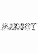 Margot Coloriage Coloriages Divers Prenoms Prénoms sketch template