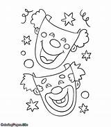Purim Laughing sketch template