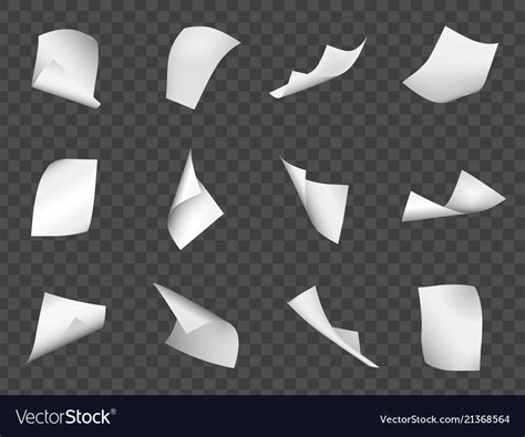 flying sheets  paper royalty  vector image