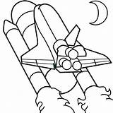 Space Shuttle Coloring Pages Getcolorings sketch template