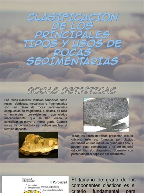 Tipos Y Usos Rocas Sedimentarias Roca Clástica Caliza