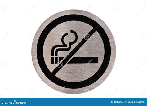 smoking sign stock image image  warning cancer