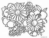 Flower Colorat Flori Cool2bkids Planse Malvorlagen Fleurs Fleur Desene sketch template