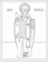 Ukrainian Orthodox Saints sketch template