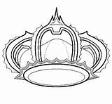 Princess Tiara Coloring Crown Wedding Drawing Netart Pages Clip Getdrawings sketch template