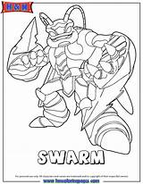 Skylanders Swarm sketch template