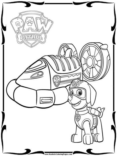 paw patrol coloring pages printable coloring home