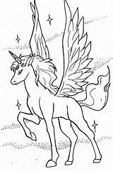 Unicorn Coloring Pages Pegasus Printable Sheets Baby Alicorn Color Realistic Print Moon Unicorns Boys Sailor Heart Flying Wings Colorings Colorir sketch template