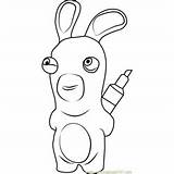 Rabbids Coloring Pages Invasion Coloringpages101 sketch template