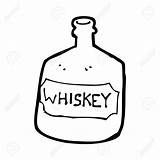 Whiskey Bottle Clipart Cartoon Whisky Old Line Clipground Template Preview sketch template