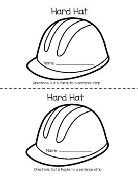community helpers hats coloring pages