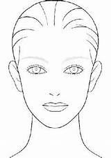 Face Makeup Template Sketch Blank Chart Coloring Drawing Girl Paintingvalley Board Charts Pages Sketchite Doll Sketches Choose Beauty sketch template