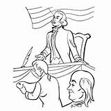 George Coloring Washington Pages Printable Alexander Hamilton Curious Drawing Washing Hand Color Toddlers Getcolorings Great Getdrawings Silhouette Carver President Mr sketch template