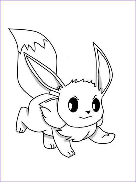 eevee coloring pages  printable eevee coloring pages pokemon