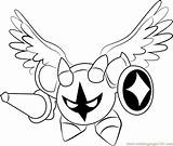 Knight Coloring Galacta Kirby Pages Color Coloringpages101 sketch template