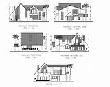Bungalow Elevation Section sketch template
