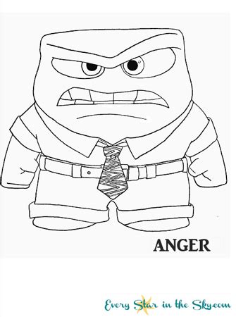 anger coloring page mini canvas art easy disney drawings