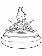 Jimmy Coloring Pages Neutron sketch template