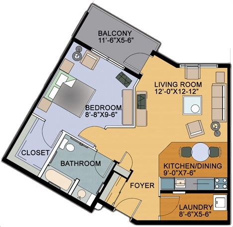 parkway retirement community  paget floor plans  bedroom unit  sqft http