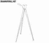 Tripod Drawing Draw Drawingforall Asymmetric Lever Angle Handle Figures Located Rear Round Right Front sketch template