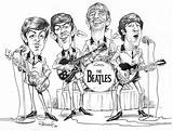 Beatles Tom Caricature Caricatures Richmond Sketch Funny Sketches Choose Board Daily Drawing sketch template