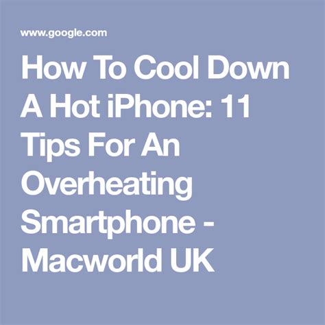 11 Tips To Fix A Hot Iphone And Stop It Exploding Iphone Apple