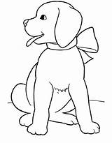 Dog Coloring Pages Easy Kids sketch template