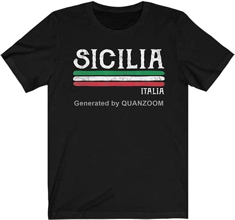 tshirts for mens womens sicíliá itálý t shirt itálía