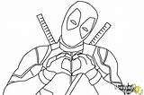 Deadpool Draw Drawing Pencil Step Easy Drawings Drawingnow Avengers Colorir Para Sketch Rysunki Cool Coloring Marvel Superhero Desenhos Cartoons Sketches sketch template