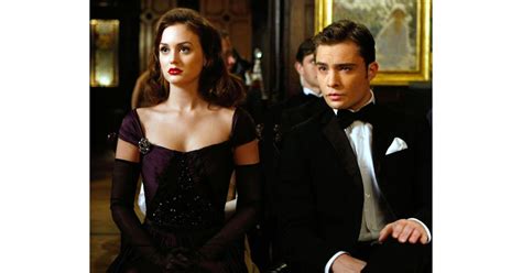 Blair Waldorf S Evening Date Style A Black Gown And Full Length Gloves