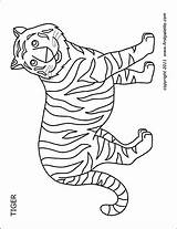 Tiger Printable Mask Coloring Pages Firstpalette Templates sketch template