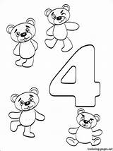 Number Coloring Pages Printable Numbers Joe sketch template